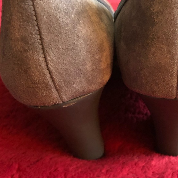 Hush Puppies in grey suede with wedge heel - Picture 5 of 7